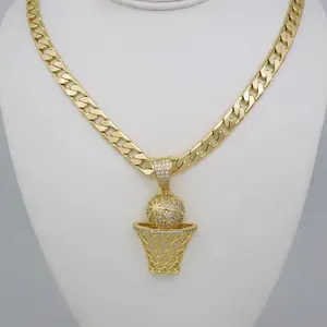 Cadenas & Colgantes - Chain W Pendants - 14K Real Color - Zircon Stone -8mmx60cm