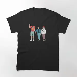 Back to the Future - McFly Siblings Photograph T-Shirt - Nostalgic Design Featuring the Iconic Siblings from Back to the Future, Perfect for Movie Fans