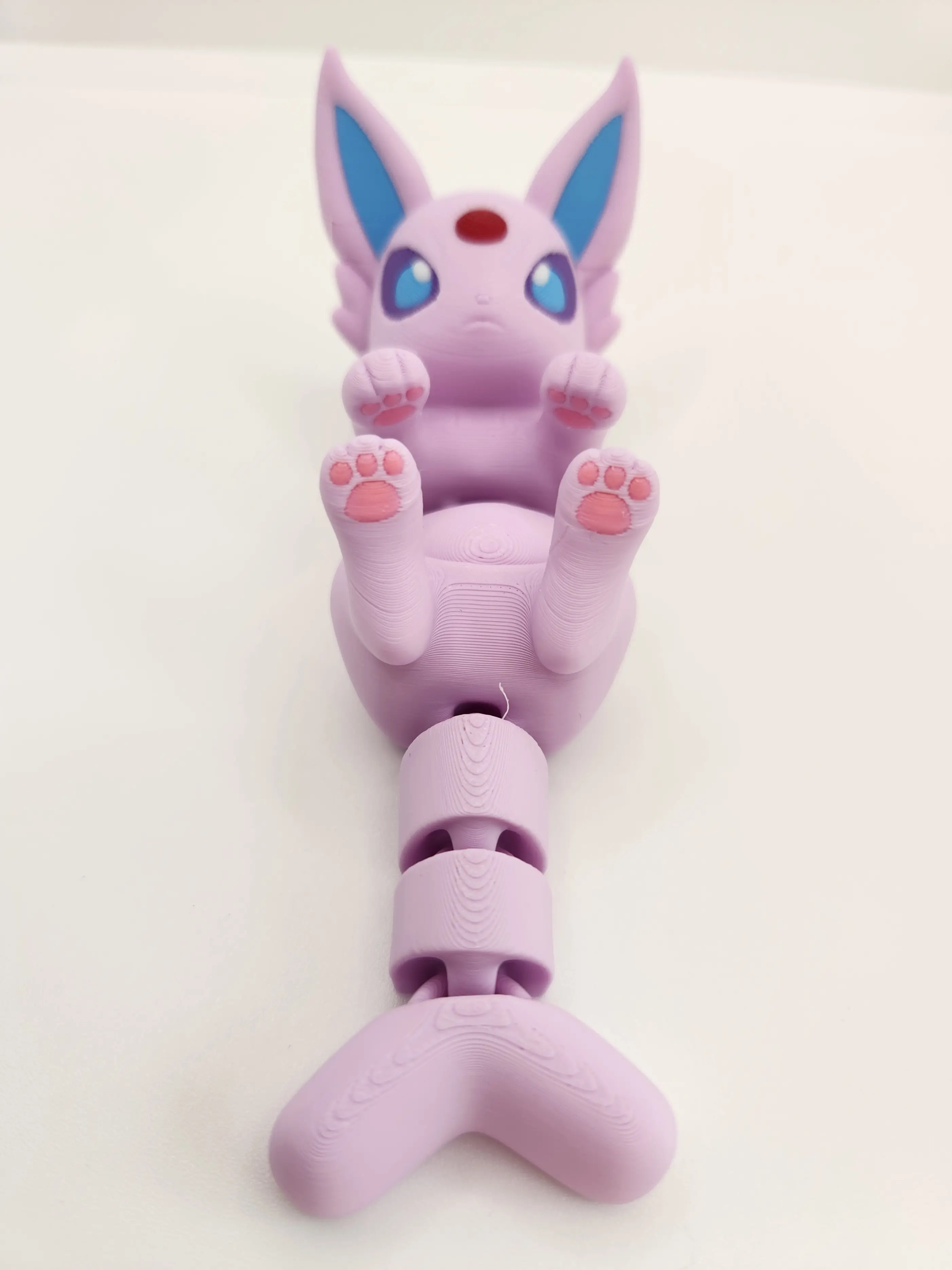 Flexi Espeon keychain charm (3d printed)