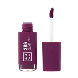 The Longwear Lipstick - 396 Dark Purple by 3INA for Women - 0.23 oz Lipstick