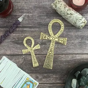 Brass Ankh Altar Tile