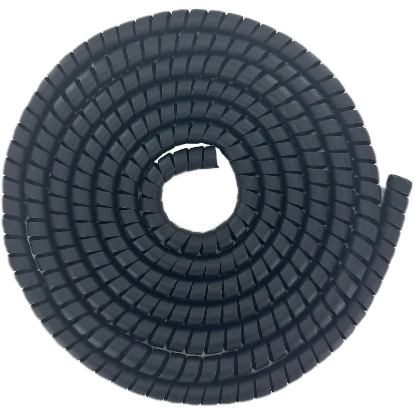 Spiral Wrap Hose  Protector - 1.25" OD x 20' Pre-Cut Lengths-Safe Hose Protector to Avoid Wear and Extend Life for Hydraulic Pneumatic Hoses