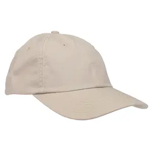 River's End Mens Bio-Washed Chino Cap Athletic Athletic Baseball - Beige