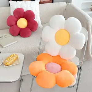 Daisy & Sunflower Flower Pillow | Cute Floral Shaped Cushion | Spring-Perfect for Living Room & Sofa Styling | Viral Fresh Home Decor Pick