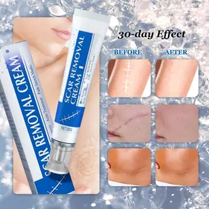Professional Scar Removal, Advanced Silicone Scar Removal Gel for Surgical,Burn,Acne Old Scar Removal Cream for Face & Body | Fades Dark Scars