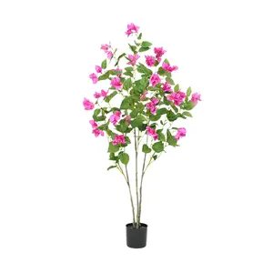 1pcs Flower Tree Silk Flower Tree Artificial Tree - Home Decoration, Artificial Landscape, Realistic Artificial Tree, Indoor Artificial Tree
