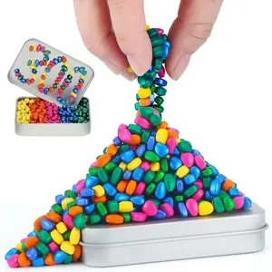 Original 300+ Ferrite Putty Multicolor, Sensory Stones for Desk & Office Decoration, Adult Fidget Stress Relief, Ferrite Stones Gift Item