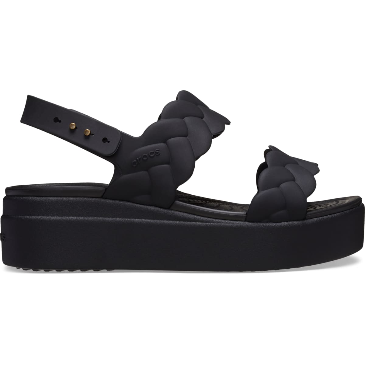 Crocs Women Brooklyn Woven Low Wedge