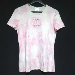 Pre-owned CHANEL Cotton Small Leather Goods Printed T Shirt