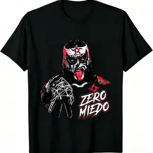 🤼‍♂️[TikTok Trending Shirt]Pentagon Jr Cero Miedo Inspired Graphic T-Shirt Unisex Men Women Lucha Libre Wrestling Fan Tee Retro Streetwear Cotton Short Sleeve Outfit🔥