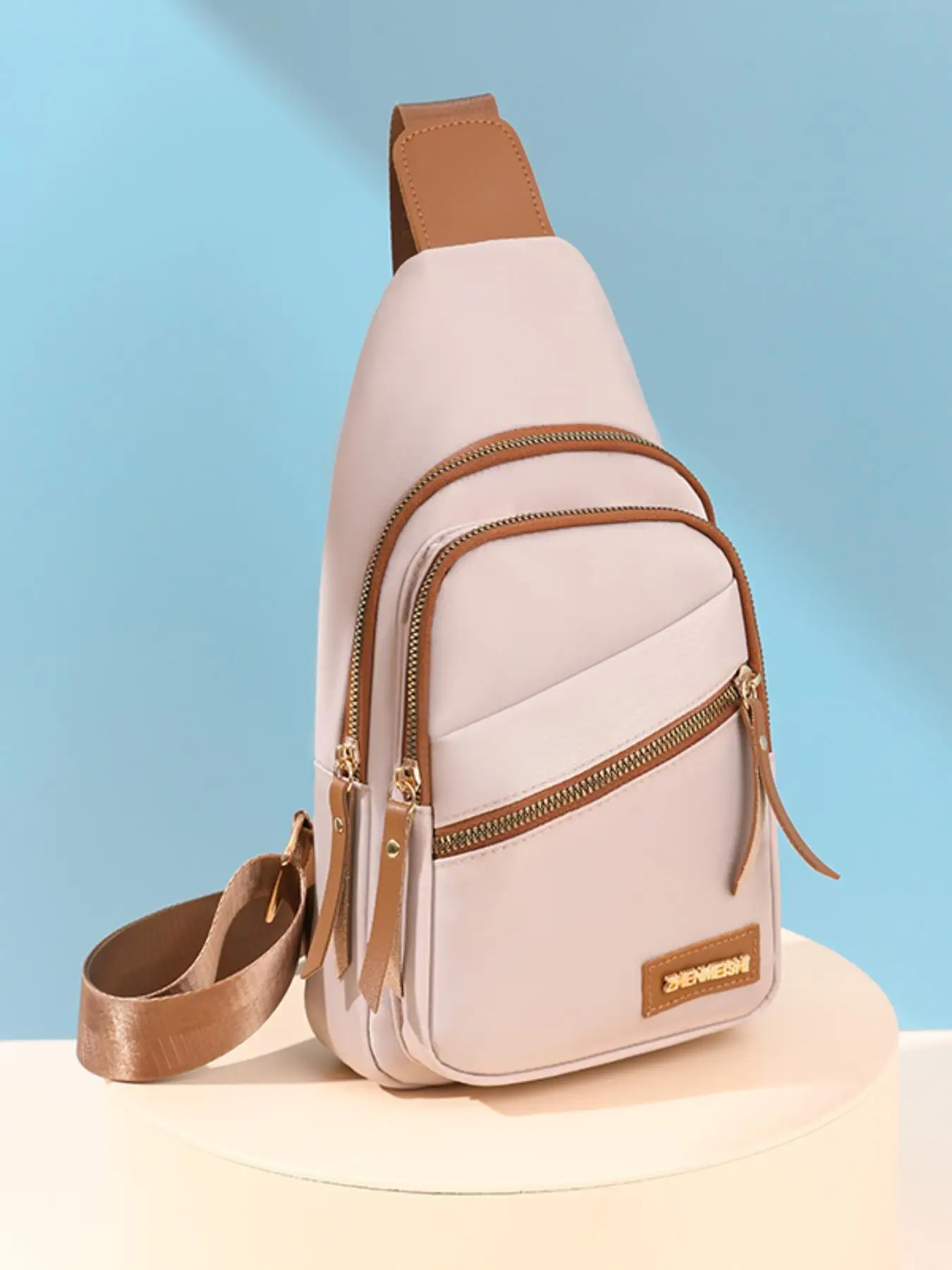 Women's Simple Style Plain Color Fanny Pack, Casual Trendy Large Capacity Belt Bag, Fashion Sports Waist Bag for Daily Use