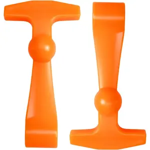 2 Pack Orange Lid Latches Replacements Hard Cooler Handle Grips Silicone Rubber Compatible with Yeti RTIC and More Coolers
