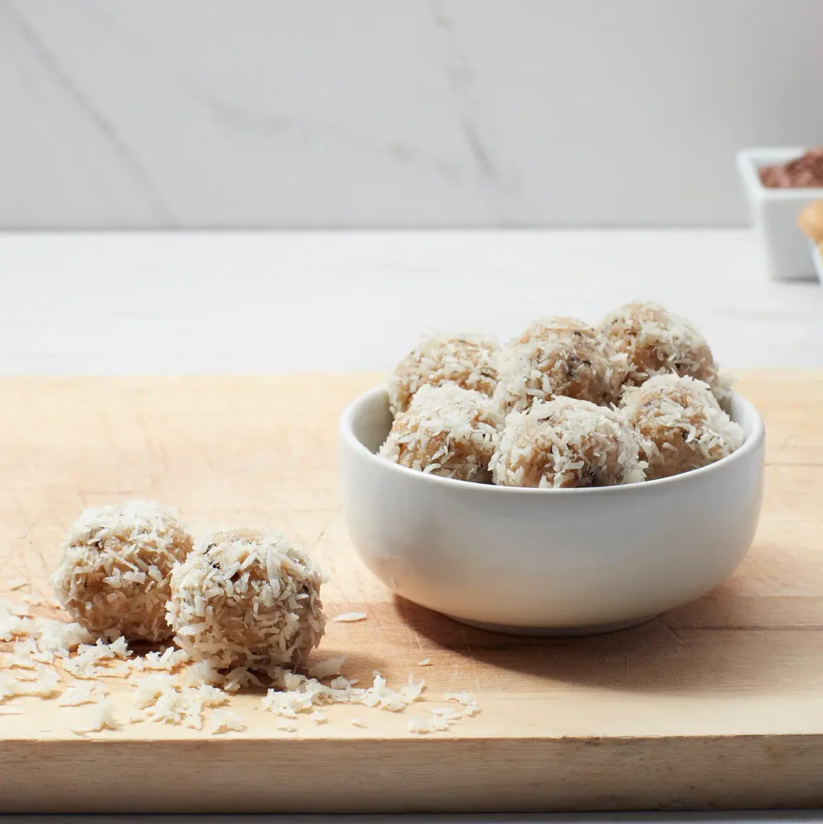 Coconut Cashew Energy Balls - Fitrix Foods Organic Sugar Free Low Sugar Low Fat Natural