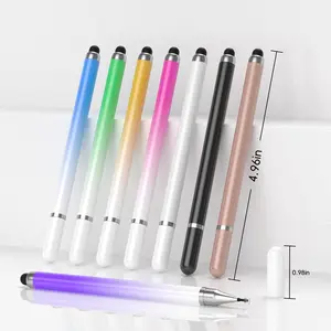 Universal 2-In-1 Stylus Pen for Tablet Drawing & Phone Use, Compatible with Capacitive Touch Screens Portable Essential Smart Pencil Accessory Tool Touchscreen Pen