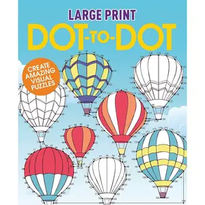 Large Print Dot-to-Dot (Large Print Puzzle Books) Paperback – Large Print, July 1, 2017