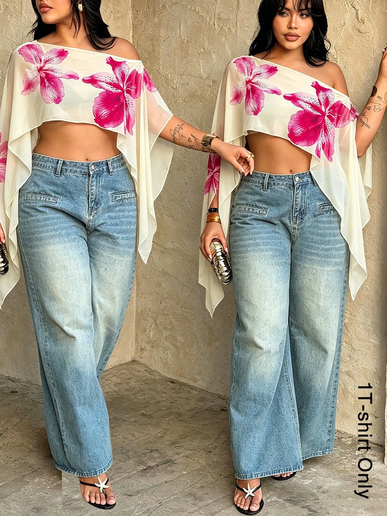 Women's Boho Chic Sleeveless Vest, Floral Print, Short Loose-Fitting Top, Casual Summer Tank Top, Transparent Beach Cover-Up, Lightweight, Bohemian, Boho Clothing