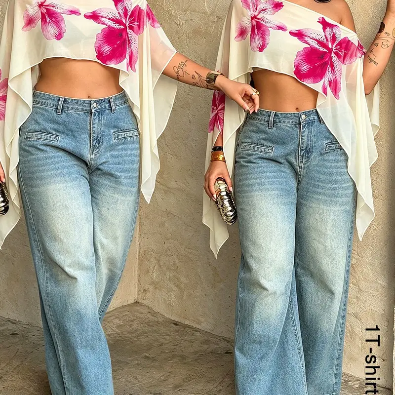 Women's Boho Chic Sleeveless Vest, Floral Print, Short Loose-Fitting Top, Casual Summer Tank Top, Transparent Beach Cover-Up, Lightweight, Bohemian, Boho Clothing