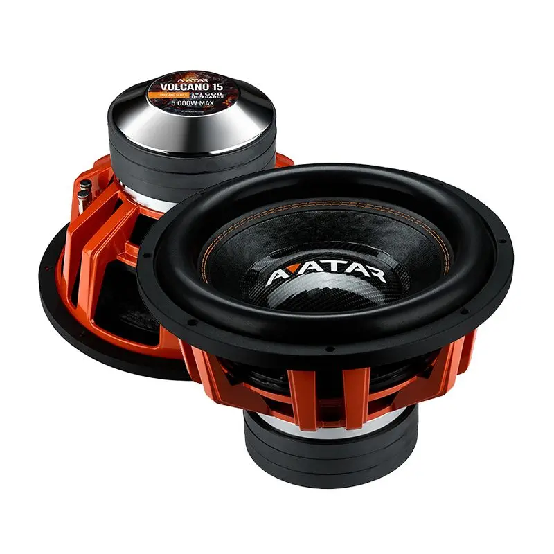 Avatar Volcano 15 D1/D2 High Power Single Unit Car Audio Speaker - 2500W RMS, 15" Subwoofer, Speakers, Subwoofers