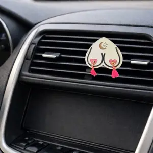Glow Bewbie Tassel Car Charm Felt Car Diffuser or Decor Only (not for oils)