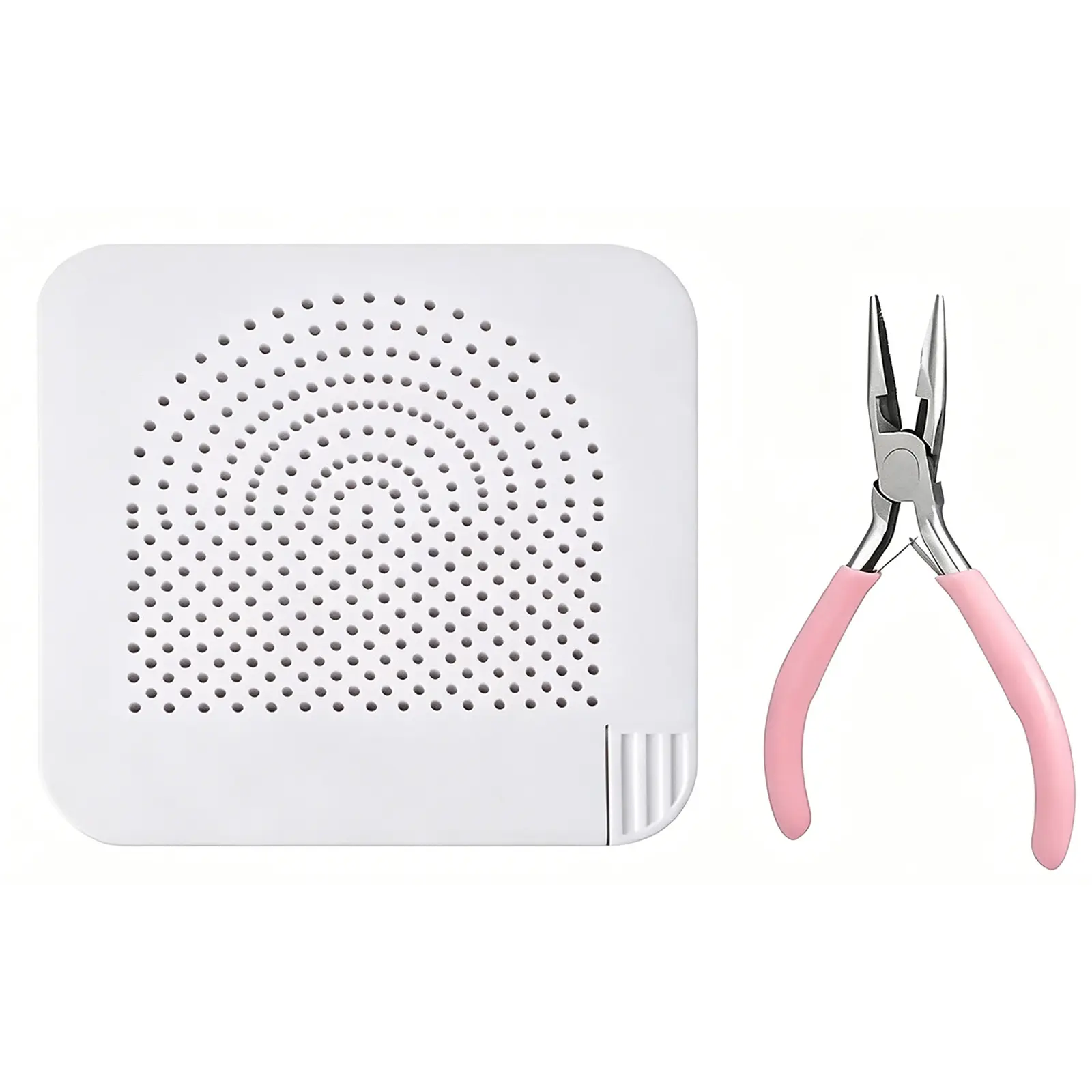 Wire Jewelry Making Tool Kit - 1 Set Compact Wire Wrapping Board & Ergonomic Durable Pliers, Create Clean Symmetrical Jewelry for All Projects, Beginner At-Home Crafters