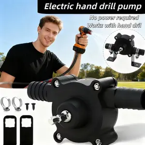 Hand Drill Pump Driver, Home Small Suction Pump, Hand Drill Water Pump, Portable Dc Self-Priming Centrifugal Pump No Power Required
