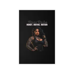 Boss Babe Matte Vertical Posters, Home Office Decor, Inspirational Wall Art, Female Entrepreneur Gift, Workspace Wall Decal, Motivational