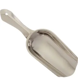 4 Ounce Stainless Steel Ice Scoop Utensils