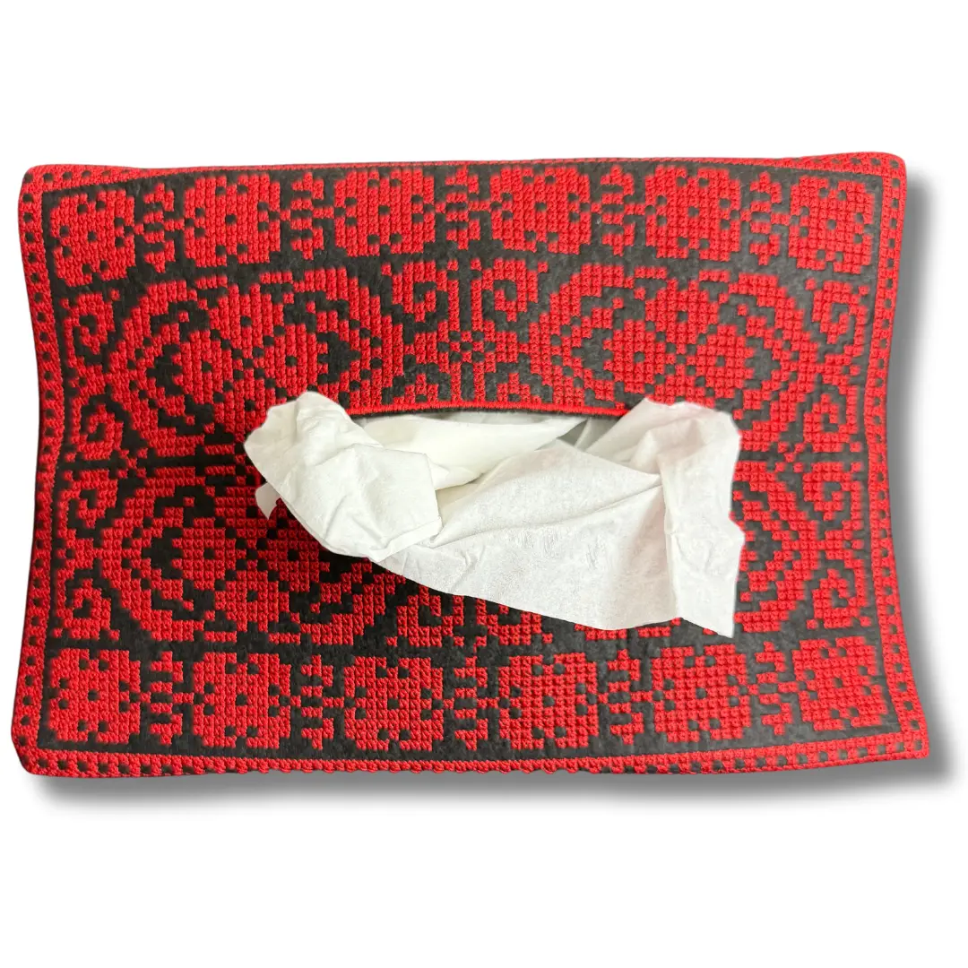 Tatreez Designed Tissue Box Tatreez Designed Tissue Box