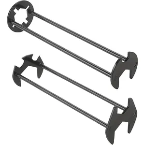 Sink Basin Wrench Set 2 Pack Faucet Mounting Tool for Confined Under Sink Plumbing Installation and Disassembly