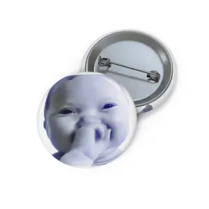 AI Meme baby Pin Buttons AI Meme baby Pin Buttons