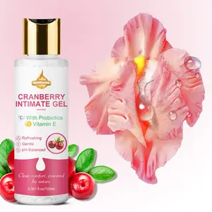 Women's Intimate Care Lotion, Cranberry, Smooth Texture, Gentle Cleansing, Non-Irritating, Comfortable Skin Protection, Ph Balance, Odor Removal