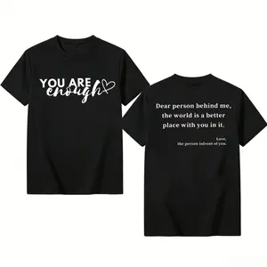 Dear Person Behind Me Tshirt |Mental Health Tee | Positive Shirt | You Matter Shirt | Anxiety Shirt | You Are Enough Shirt