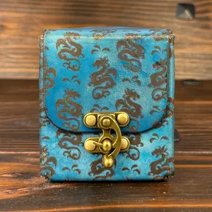 Premium Leather MTG Deck Box - Dragon Pattern Design