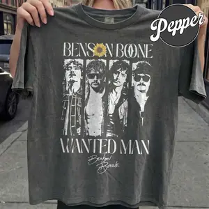 Benson Floral Boone Musical Journey Vintage Comfort Colors TShirt