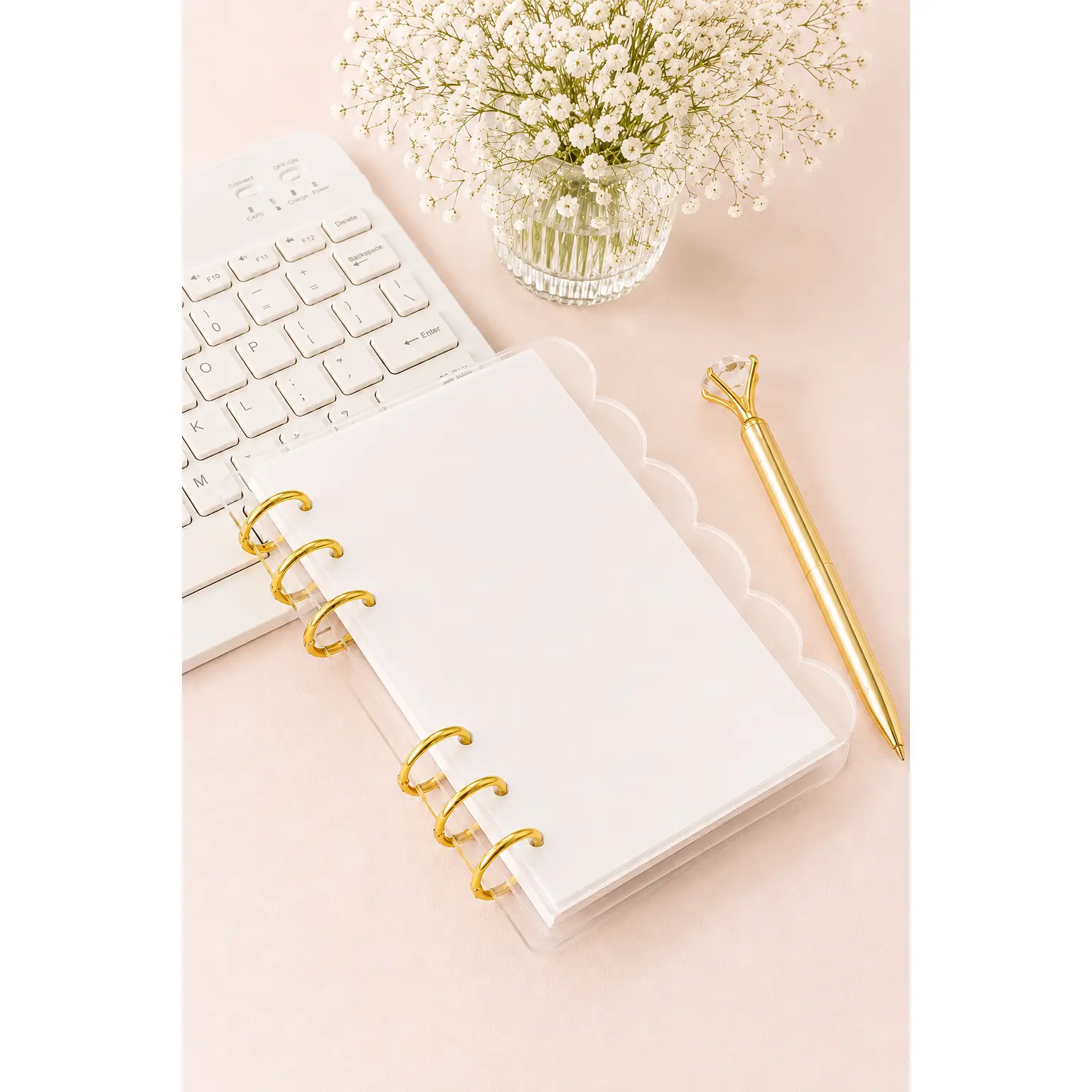 A6 Acrylic Planner Binder