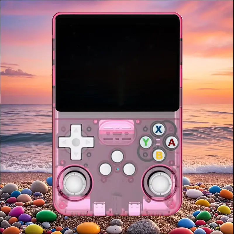 WUDS R36S Retro Wireless Portable Gaming Console - Linux OS, 3.5 in IPS Screen, 3000mAh Batteries, 64G TF Card, ABS Handheld Device, 5V Compatibility, Holiday Birthday Gifts for Him, Gift Ideas for Gamers