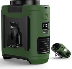 Portable Personal Fan Clip on Waistband, 10000mAh Power Bank, 5 Speed Waist Fan, Hands Free Belt Neck Fan for Travel Outdoor Jobsite Mother's Day Gift