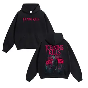 Ice Nine Kills Band Merch Unisex Pure Cotton Graphic Hoodie - Retro Casual Streetwear, Soft Warm Pullover, Durable Machine-Washable, Comfortable Gift for Men & Women