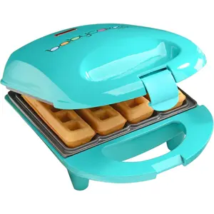 Mini Waffle Stick Maker by Select Brands - Mini Waffle Stick Maker for Breakfast - Features Nonstick Coating & Non-Skid  - Kitchen Appliance - Makes 4