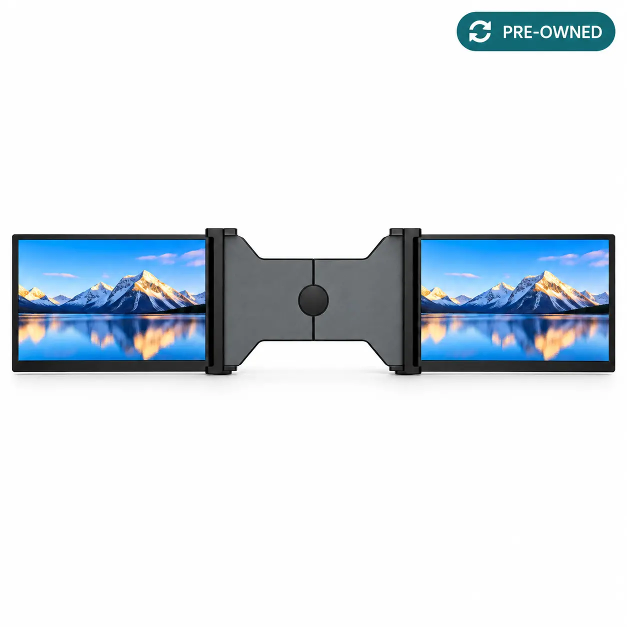 Refurbished S20 15.6" Laptop Screen Extender Dual Monitor, 1080P FHD IPS Triple Screen Portable Monitor, Laptop Monitor Extender, Plug & Play, 235°/180° Adjustable for 15.6"-17.3" Laptops – Excellent Condition
