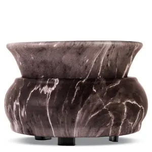 Black marble home fragrance accessory