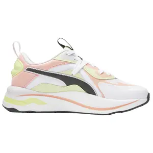 PUMA Womens Rs-Curve Lace Up Sneakers Shoes Casual - Green, Pink, White