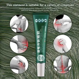 Lumber Spine Relief Gel - Cooling Compress for Back Pain Relief & Soothing Comfort - Natural Ingredients, Alcohol Free, Unisex, 20g & 20ml