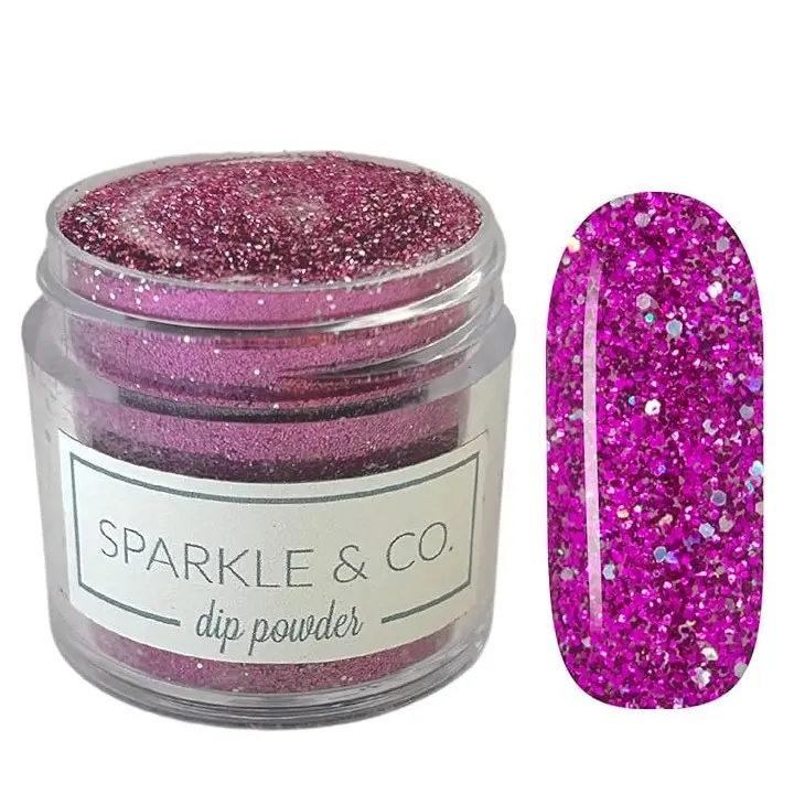 Sparkle & Co dp.289 Grown Up Glitter Mini Dip Powder For Nails - 1 Jar Lasts 5-7 Manis