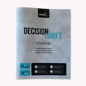 Behavior Shift Decision/Shift: Master the Art of Better Decisions - 36-Page Workbook with 14 Decision Tools for Smarter Choices & Life Transformation