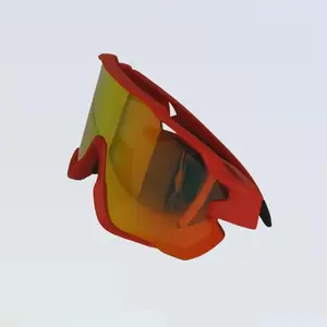 UV Protection Summer Shades - Oversized Lens Glasses, Plastic, Unisex
