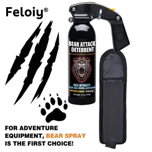 Portable bear repellent spray with pocket, a safe choice for outdoor stays, 16 Oz/470ml