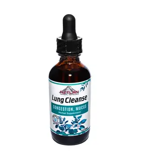 Aztlan Healthy Lung Tincture 2oz Healthcare Supplement for Congestion & Mucus Relief with Eucalyptus Elderberry Flower & More