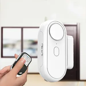 Magnetic Window Door Alarm System, Remote Control Anti-Theft Security Alert, Adjustable Volume, Battery Operated, Low Voltage Reminder, Home Security Door
