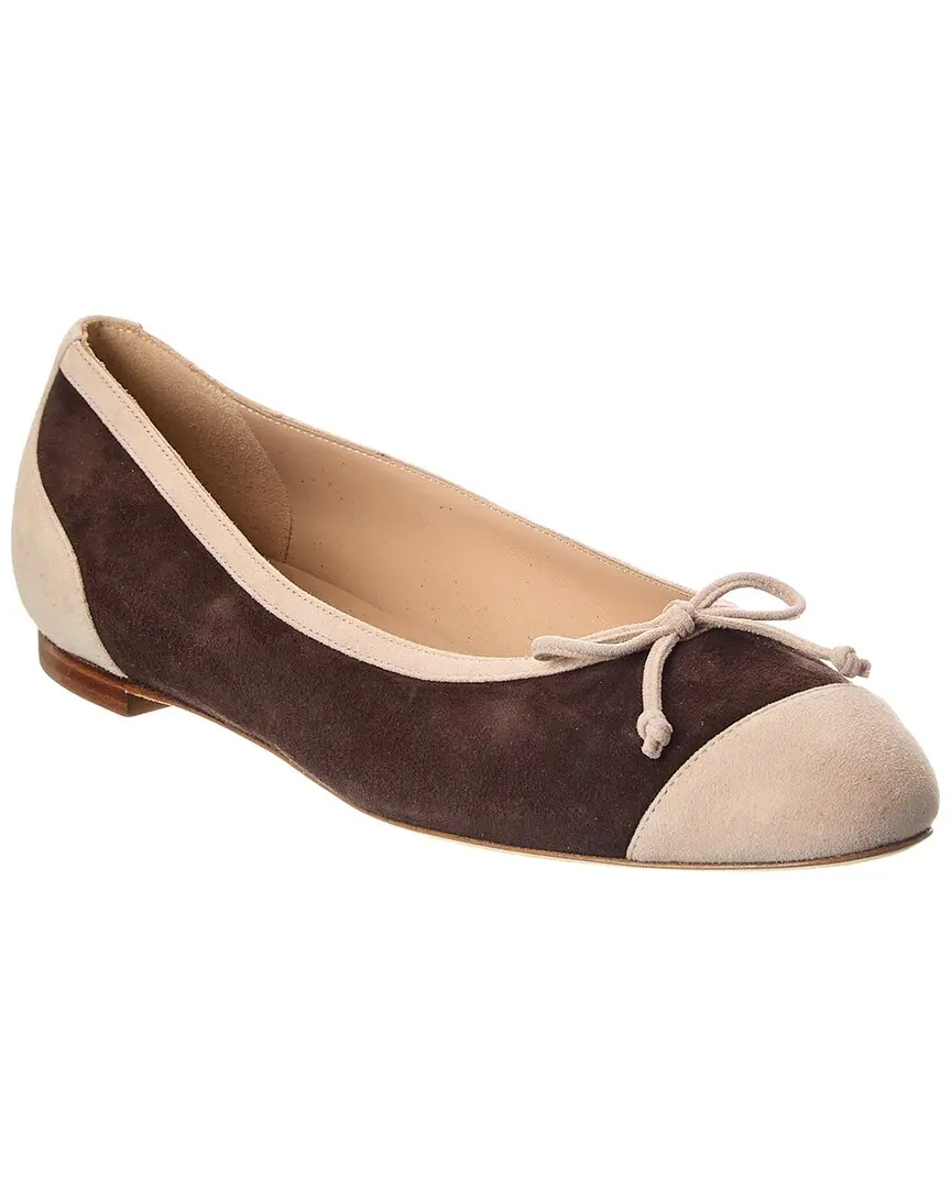 Manolo Blahnik Capbal Suede Flat